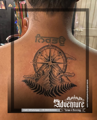 Geometric tattoo design Adventure Tattoo Ahmedabad